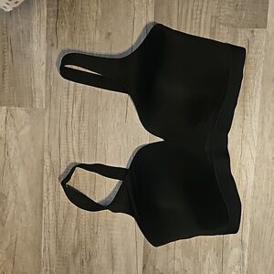 CACIQUE by LANE BRYANT Comfort Bliss Lightly Lined No Wire Bra Black SZ 38F EUC